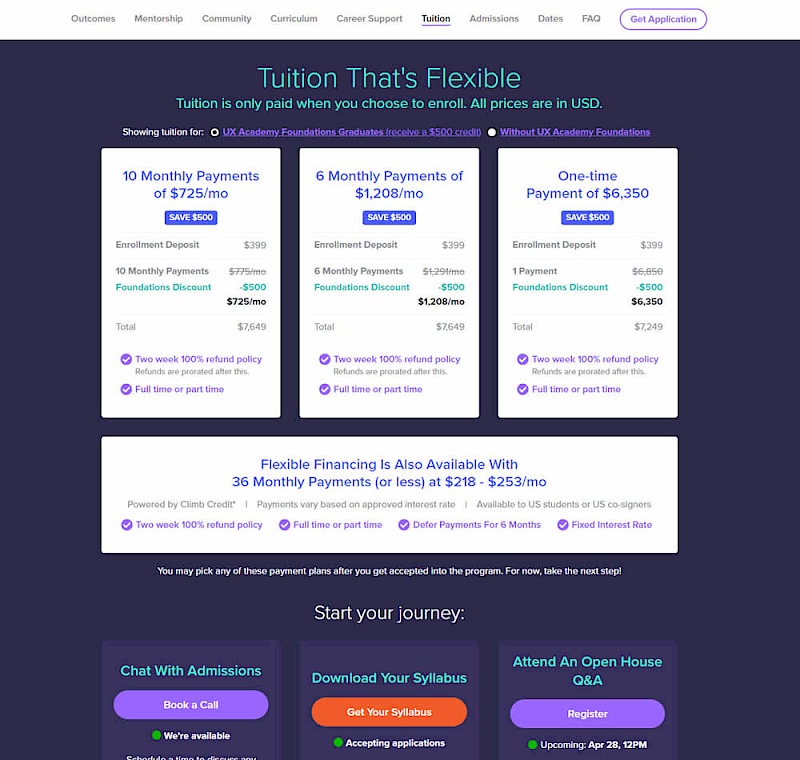 Pricing Comparison Table - Variant A