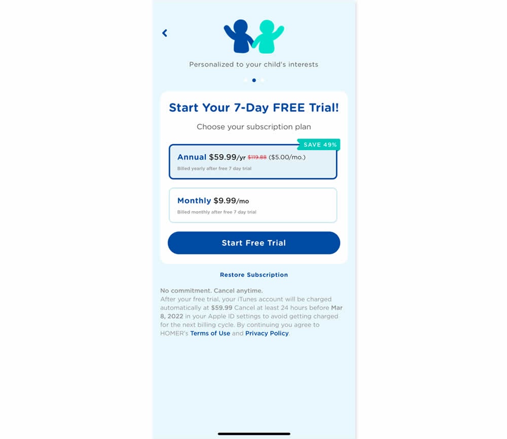 Complementary Upsell - Variant A