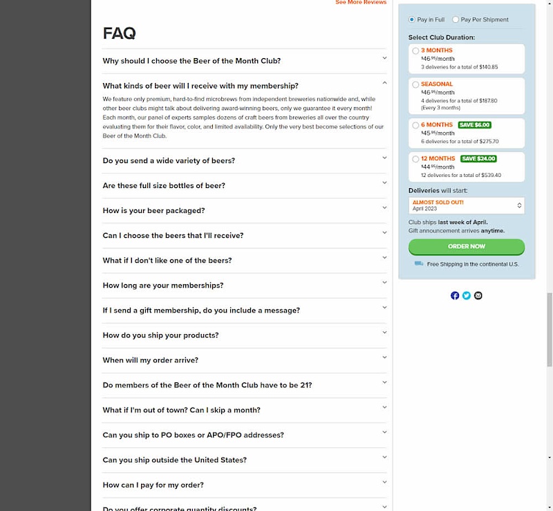 Frequently Asked Questions - Variant B