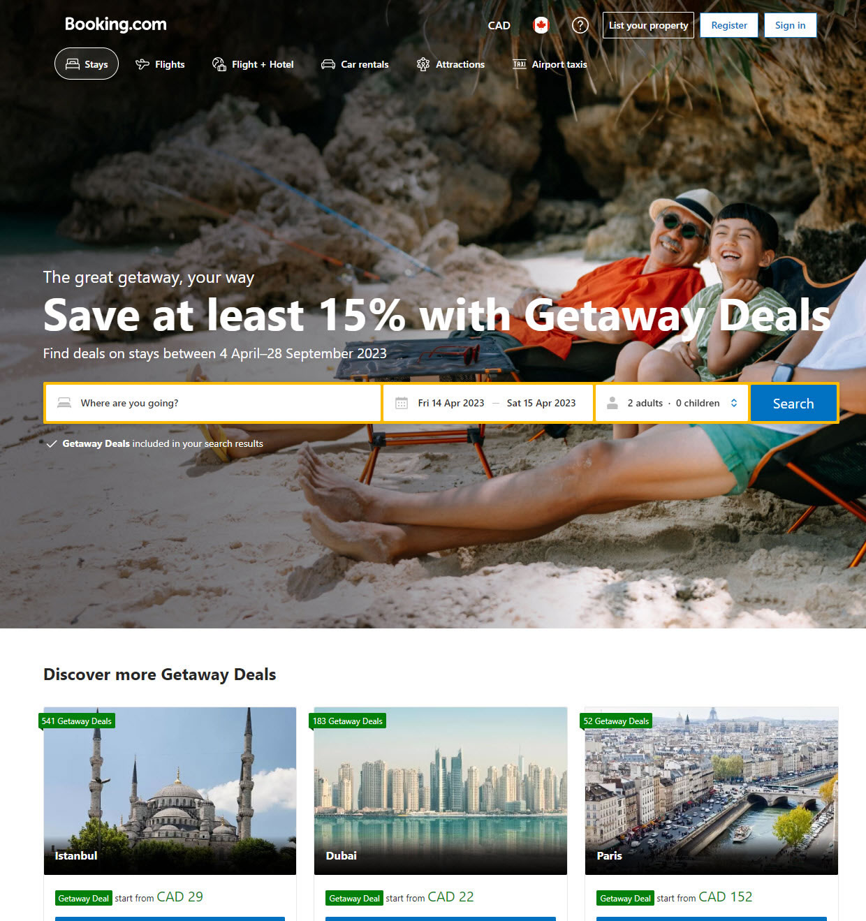 Booking A/B Tests A Highly Prominent Deals Page And Possibly Rejects It