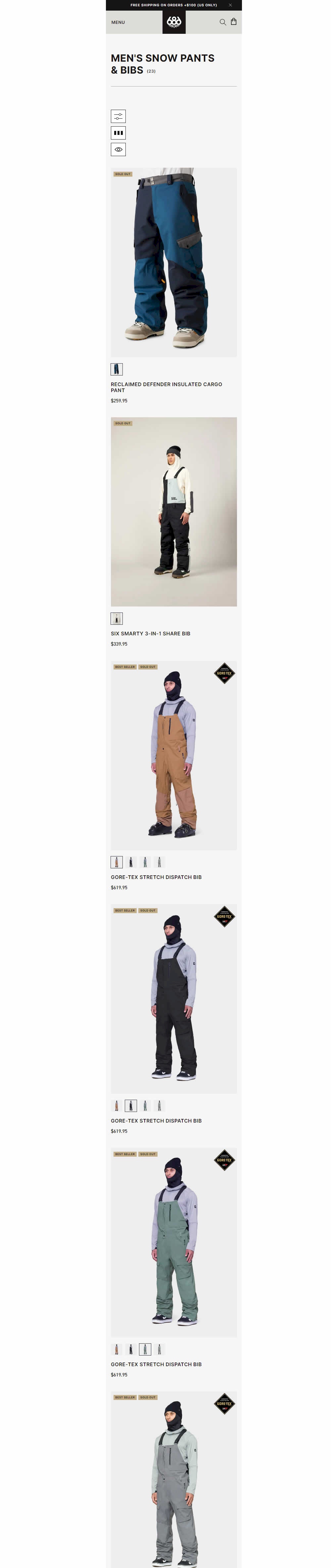 List Or Grid View - Variant A