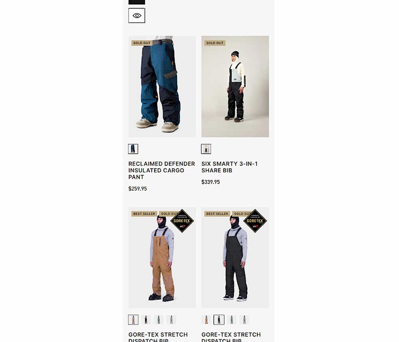 List Or Grid View - Variant B