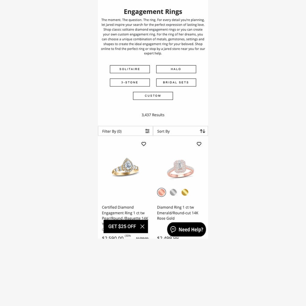 Conversational Filters - Variant A