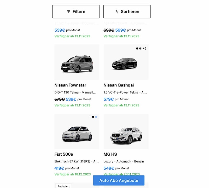 Infinite Scrolling Or Pagination - Variant A