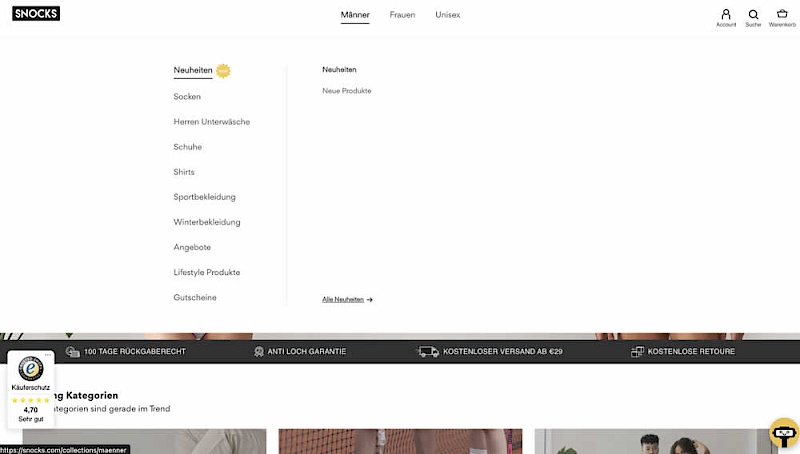 Product Categories - Variant A