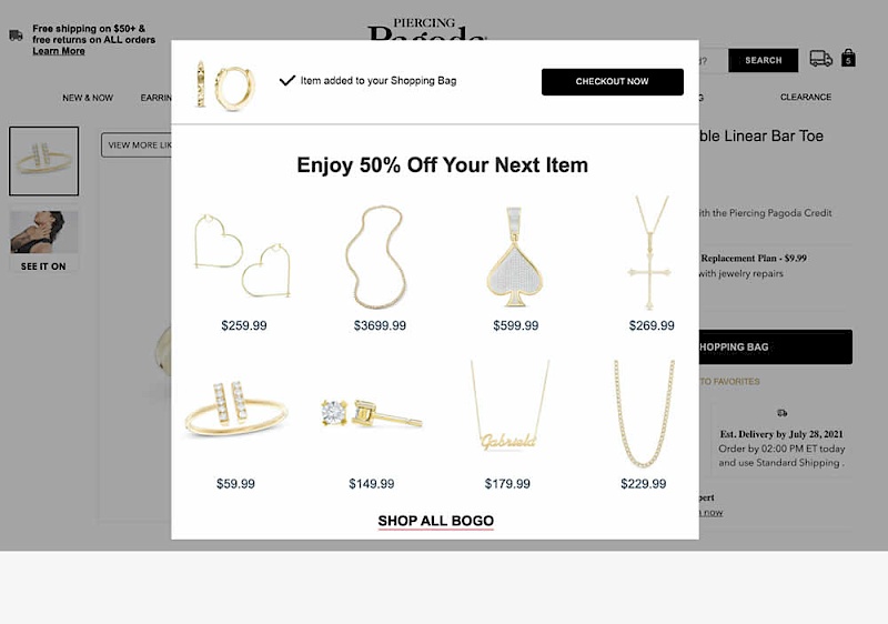 Complementary Upsell - Variant B