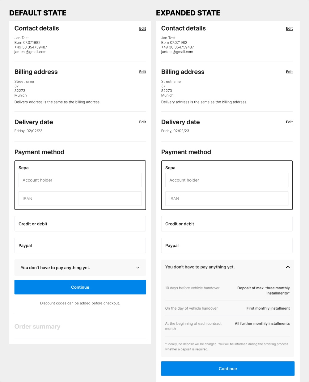 Pay Later - Variant A