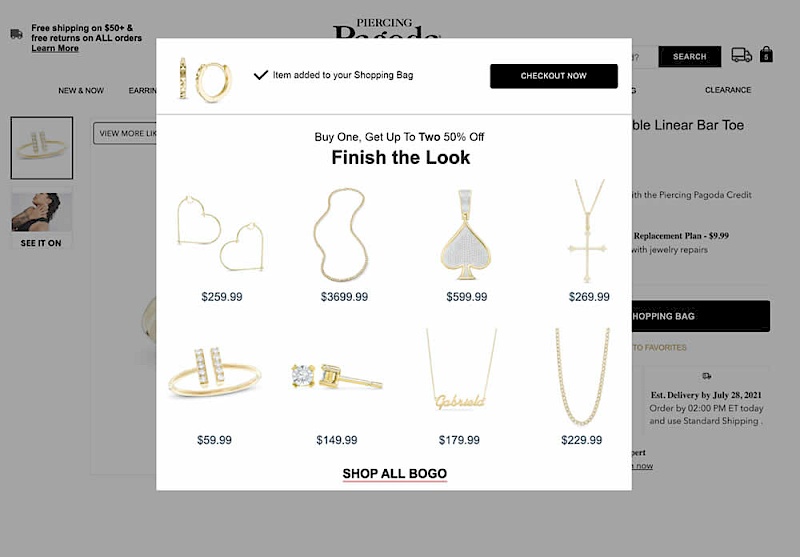 Complementary Upsell - Variant B