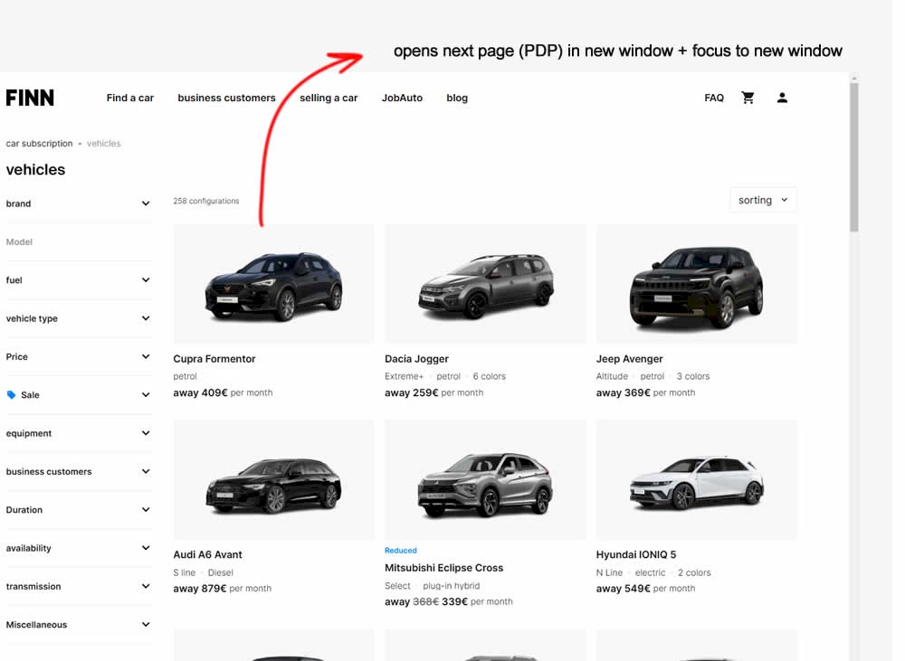 Open In A New Tab - Variant B