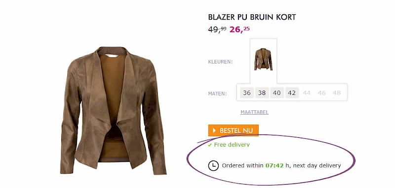 Urgent Next Day Delivery - Variant B