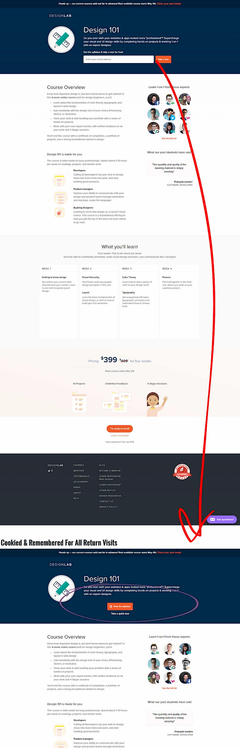Personalized Next Step - Variant A