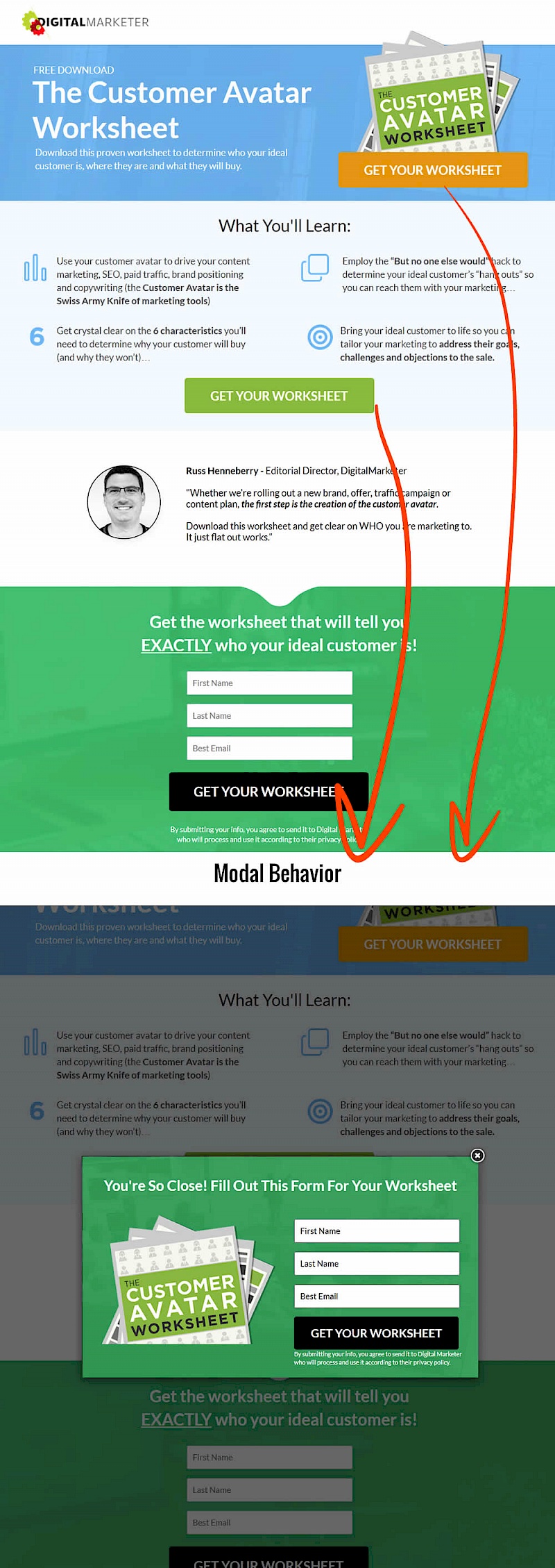 Postponed Modal Forms - Variant B