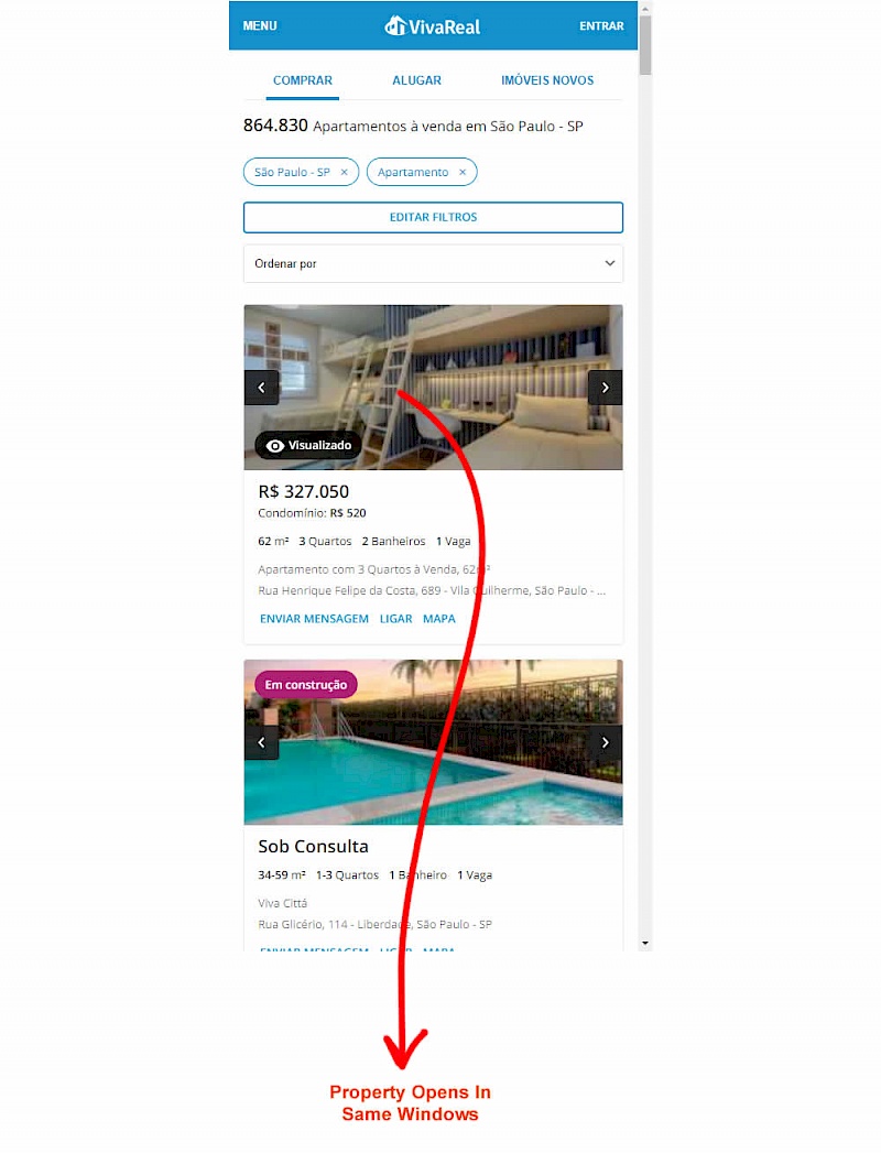 Open In A New Tab - Variant A