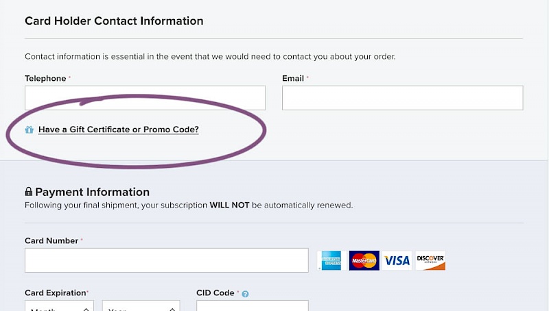 Remove Coupon Fields - Variant B