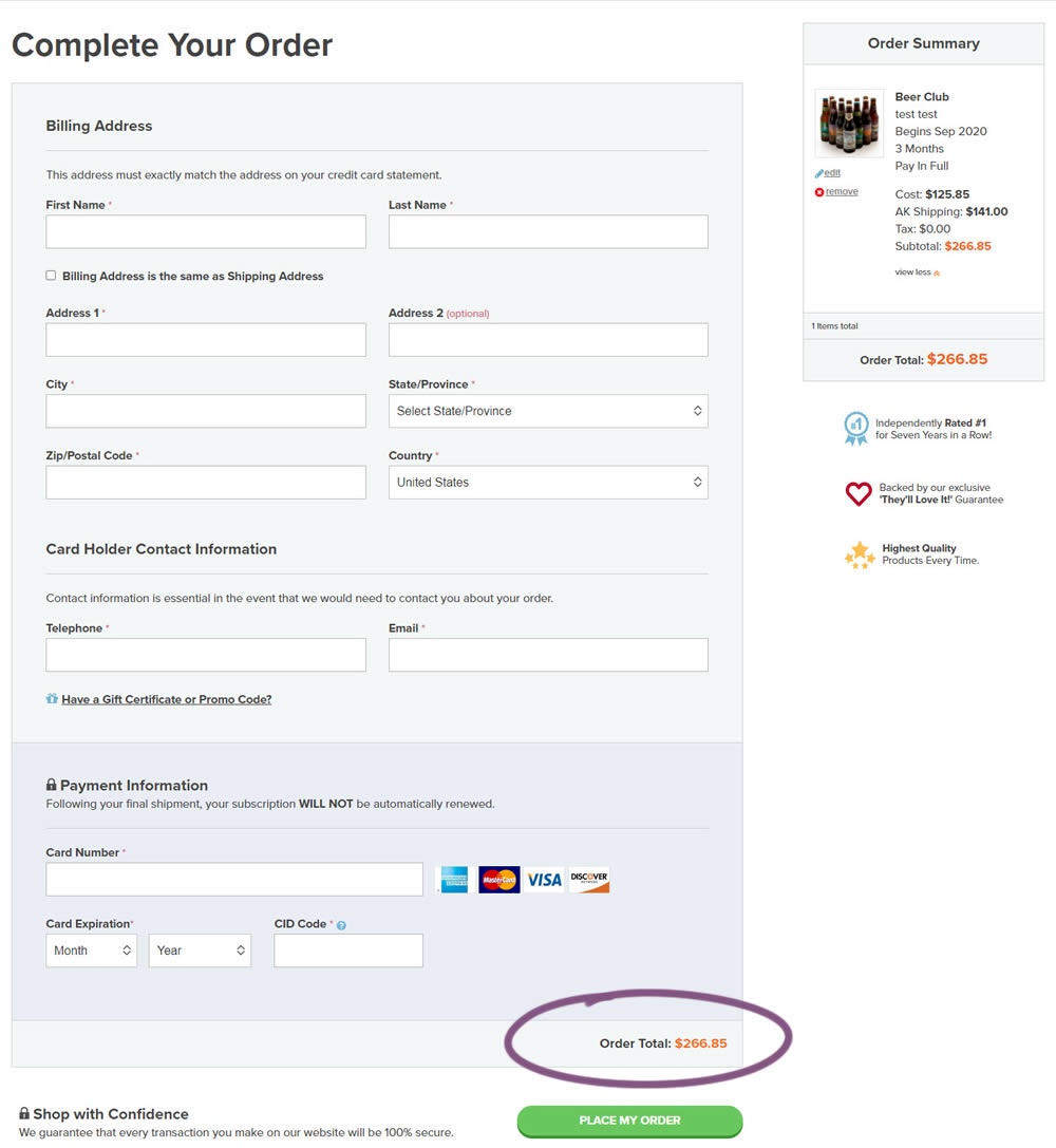 Less Or More Visible Prices - Variant B