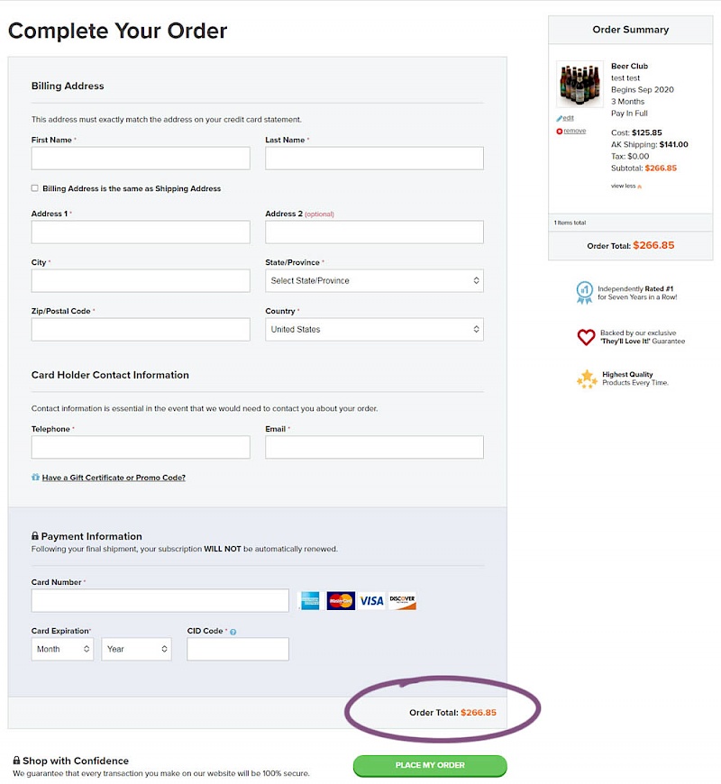 Less Or More Visible Prices - Variant B