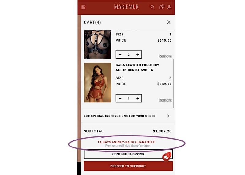 Money Back Guarantee - Variant B