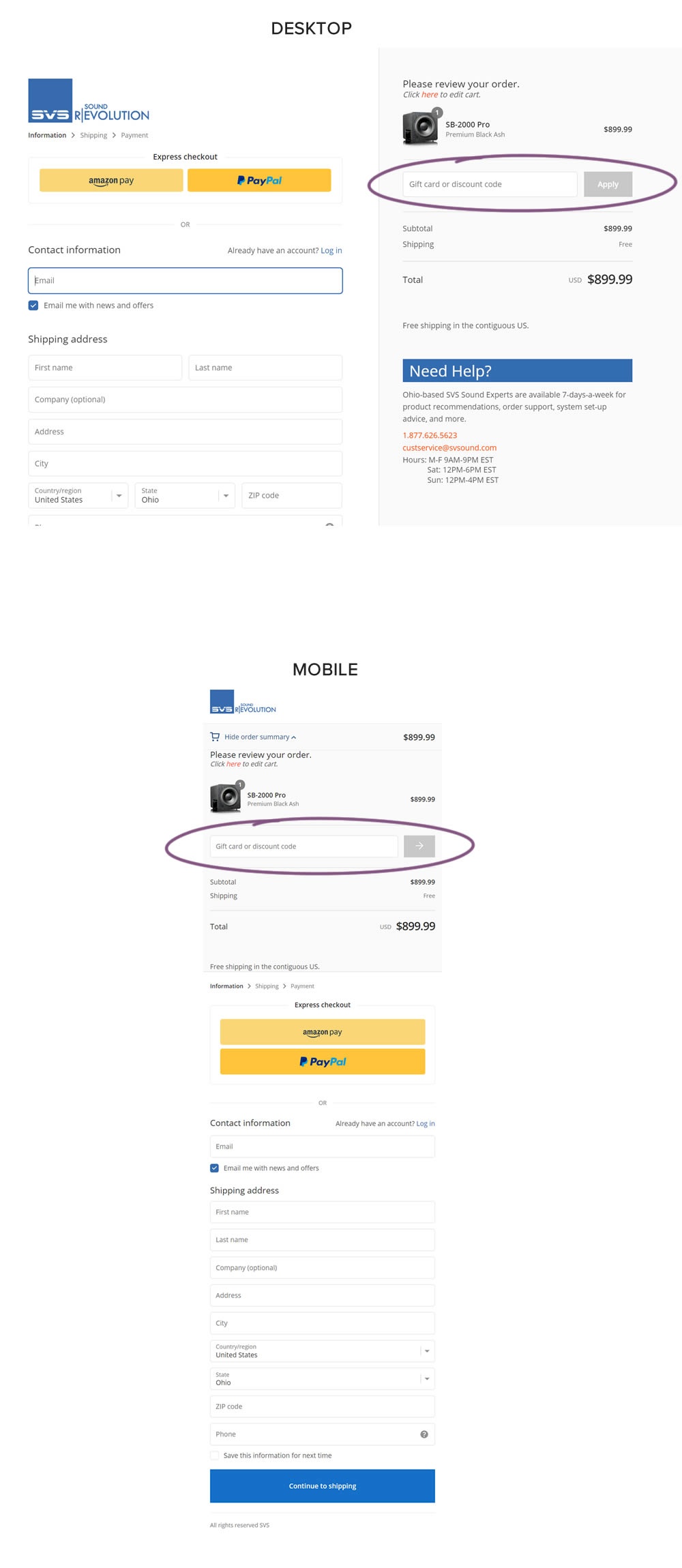 Remove Coupon Fields - Variant A